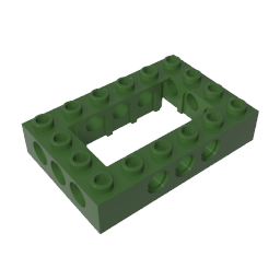 Gobricks,Technic Brick 4 x 6 Open Center,32531,40344,32531a,32531b,55946
