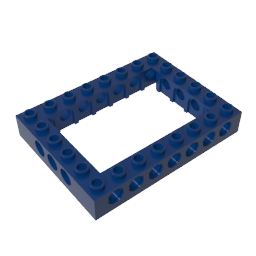 Gobricks,Technic Brick 6 x 8 with Open Center 4 x 6,32532,32532a,32532b,16233