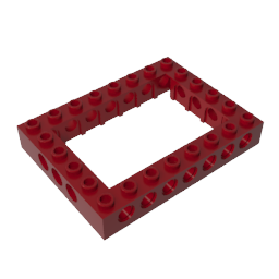 Gobricks,Technic Brick 6 x 8 with Open Center 4 x 6,32532,32532a,32532b,16233