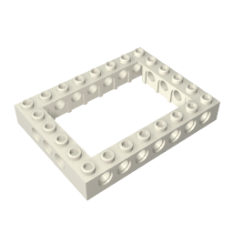 Gobricks,Technic Brick 6 x 8 with Open Center 4 x 6,32532,32532a,32532b,16233
