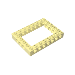 Gobricks,Technic Brick 6 x 8 with Open Center 4 x 6,32532,32532a,32532b,16233