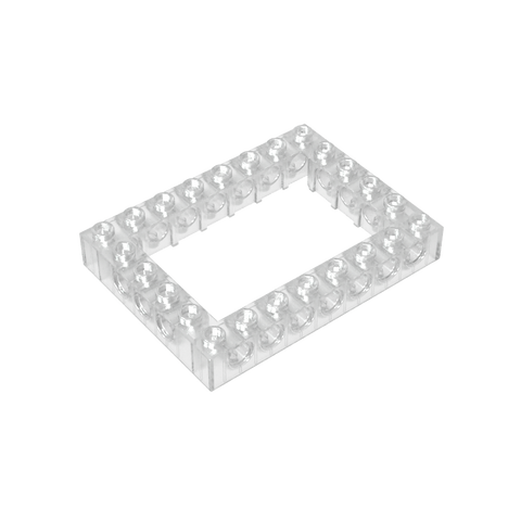 Gobricks,Technic Brick 6 x 8 with Open Center 4 x 6,32532,32532a,32532b,16233