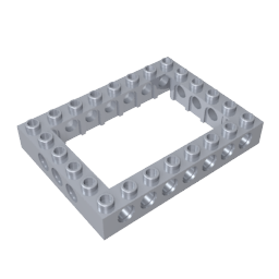 Gobricks,Technic Brick 6 x 8 with Open Center 4 x 6,32532,32532a,32532b,16233