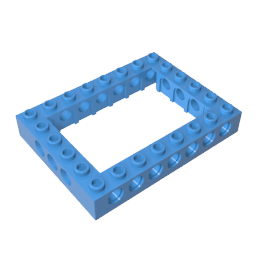 Gobricks,Technic Brick 6 x 8 with Open Center 4 x 6,32532,32532a,32532b,16233