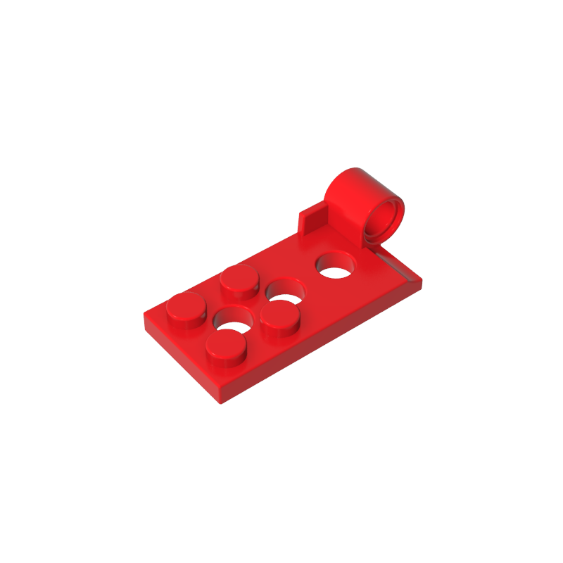 Gobricks,Hinge Plate 2 x 4 with Pin Hole - Bottom,98285,43056