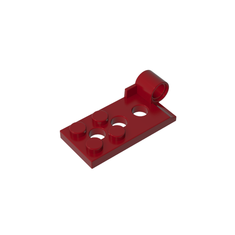 Gobricks,Hinge Plate 2 x 4 with Pin Hole - Bottom,98285,43056