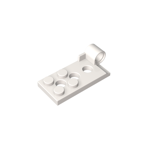 Gobricks,Hinge Plate 2 x 4 with Pin Hole - Bottom,98285,43056
