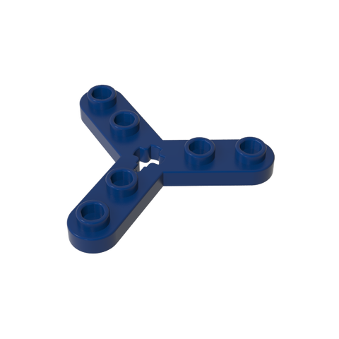 Gobricks,Technic Plate Rotor 3 Blade with Smooth Ends and 6 Studs (Propeller),32125,51138