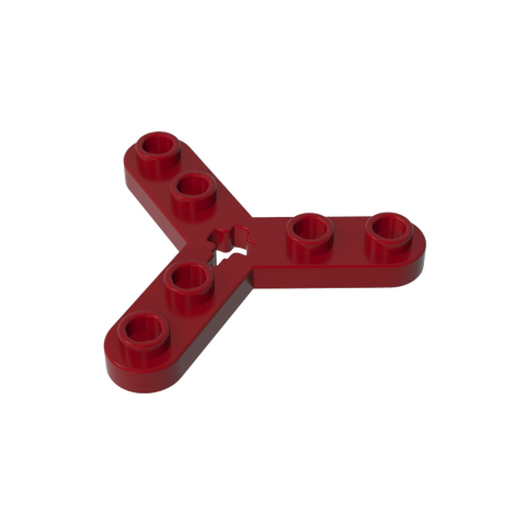 Gobricks,Technic Plate Rotor 3 Blade with Smooth Ends and 6 Studs (Propeller),32125,51138