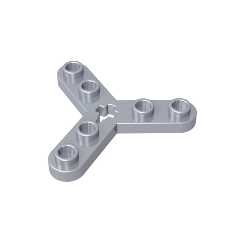 Gobricks,Technic Plate Rotor 3 Blade with Smooth Ends and 6 Studs (Propeller),32125,51138