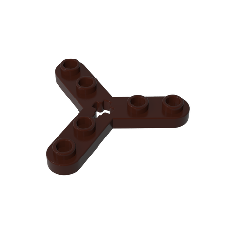 Gobricks,Technic Plate Rotor 3 Blade with Smooth Ends and 6 Studs (Propeller),32125,51138
