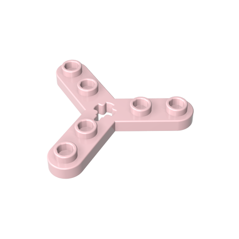 Gobricks,Technic Plate Rotor 3 Blade with Smooth Ends and 6 Studs (Propeller),32125,51138