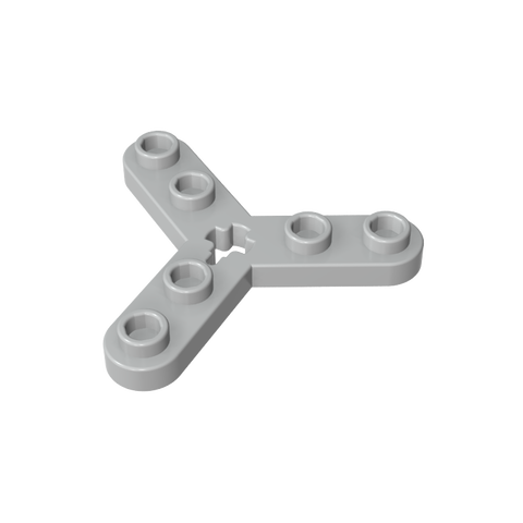 Gobricks,Technic Plate Rotor 3 Blade with Smooth Ends and 6 Studs (Propeller),32125,51138