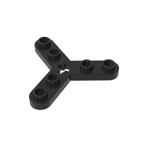 Gobricks,Technic Plate Rotor 3 Blade with Smooth Ends and 6 Studs (Propeller),32125,51138