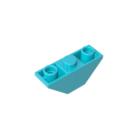 Gobricks,Slope Inverted 45° 3 x 1 Double with 2 Blocked Open Studs,18759,2341