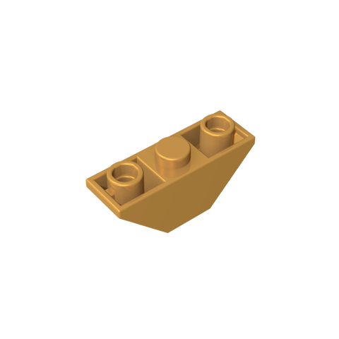 Gobricks,Slope Inverted 45° 3 x 1 Double with 2 Blocked Open Studs,18759,2341