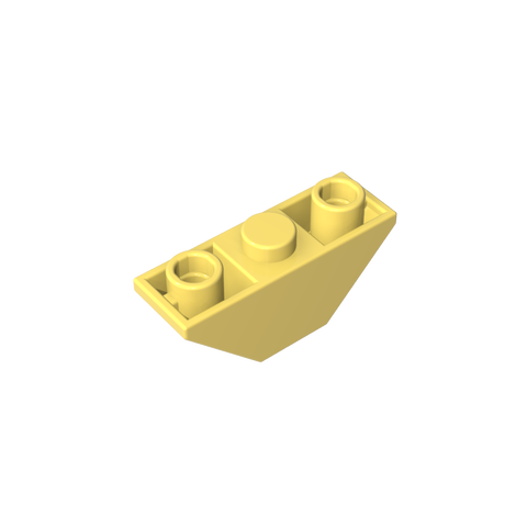 Gobricks,Slope Inverted 45° 3 x 1 Double with 2 Blocked Open Studs,18759,2341