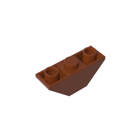 Gobricks,Slope Inverted 45° 3 x 1 Double with 2 Blocked Open Studs,18759,2341
