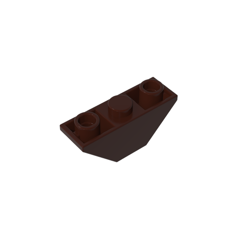 Gobricks,Slope Inverted 45° 3 x 1 Double with 2 Blocked Open Studs,18759,2341
