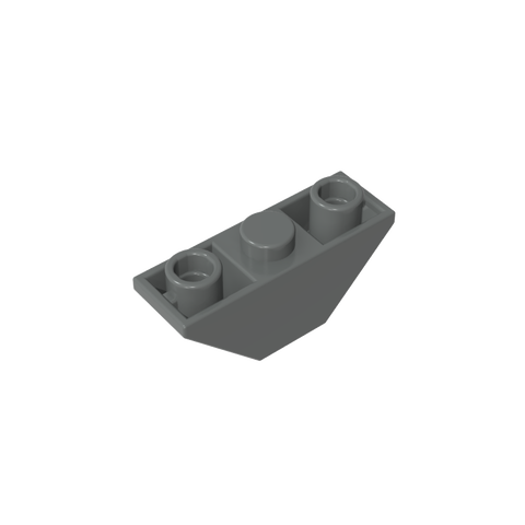 Gobricks,Slope Inverted 45° 3 x 1 Double with 2 Blocked Open Studs,18759,2341