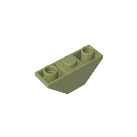 Gobricks,Slope Inverted 45° 3 x 1 Double with 2 Blocked Open Studs,18759,2341