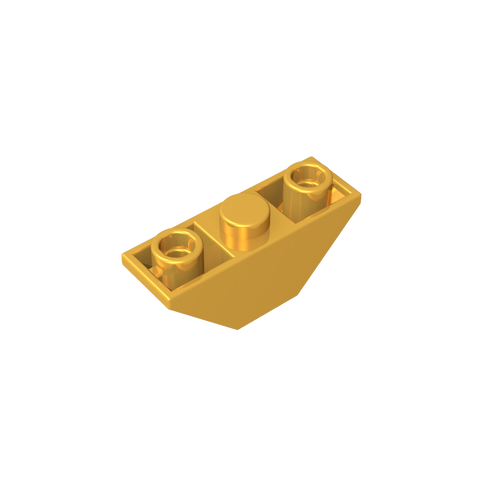 Gobricks,Slope Inverted 45° 3 x 1 Double with 2 Blocked Open Studs,18759,2341