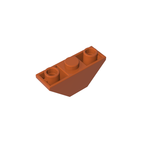 Gobricks,Slope Inverted 45° 3 x 1 Double with 2 Blocked Open Studs,18759,2341