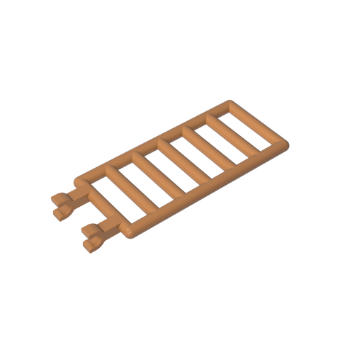 Gobricks,Bar 7 x 3 with Double Clips (Ladder),6020