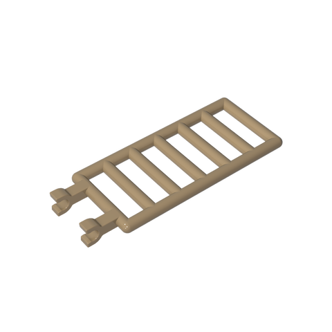 Gobricks,Bar 7 x 3 with Double Clips (Ladder),6020