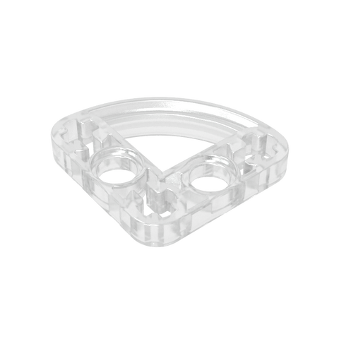 Gobricks,Technic Beam 3 x 3 L-Shape with Quarter Ellipse Thin,32249,65125