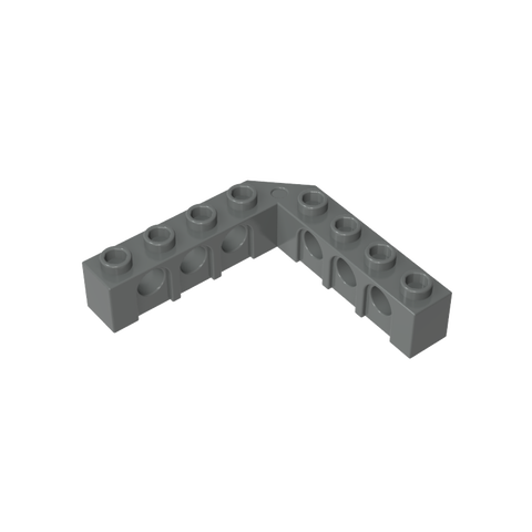 Gobricks,Technic Brick 5 x 5 Right Angle (1 x 4 - 1 x 4),32555,28973