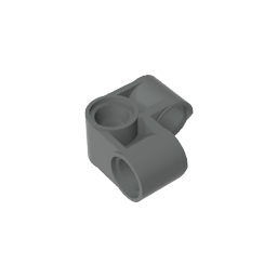 Gobricks,Technic Pin Connector Perpendicular 2 x 2 Bent,44809