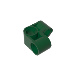 Gobricks,Technic Pin Connector Perpendicular 2 x 2 Bent,44809