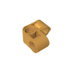 Gobricks,Technic Pin Connector Perpendicular 2 x 2 Bent,44809