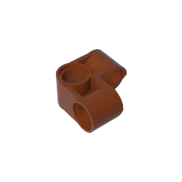 Gobricks,Technic Pin Connector Perpendicular 2 x 2 Bent,44809