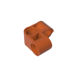 Gobricks,Technic Pin Connector Perpendicular 2 x 2 Bent,44809