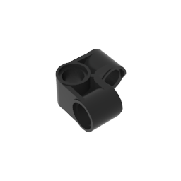 Gobricks,Technic Pin Connector Perpendicular 2 x 2 Bent,44809