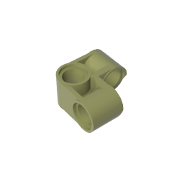 Gobricks,Technic Pin Connector Perpendicular 2 x 2 Bent,44809