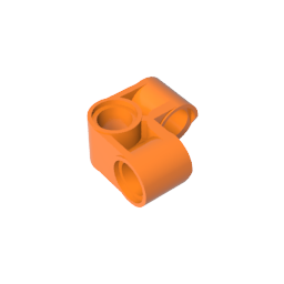 Gobricks,Technic Pin Connector Perpendicular 2 x 2 Bent,44809
