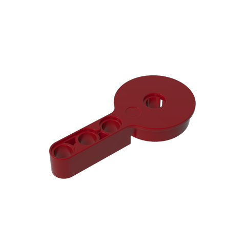 Gobricks,Technic Rotation Joint Disk with Pin and 3L Beam Thick,44225,65765