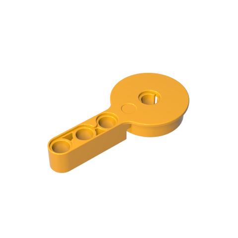 Gobricks,Technic Rotation Joint Disk with Pin and 3L Beam Thick,44225,65765