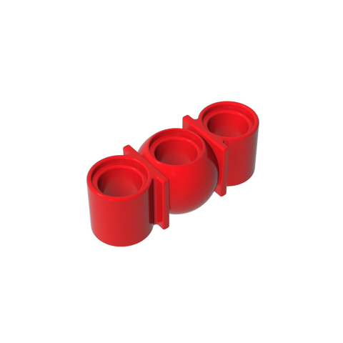 Gobricks,Technic Beam 1 x 3 with Ball Joint in Middle,98577