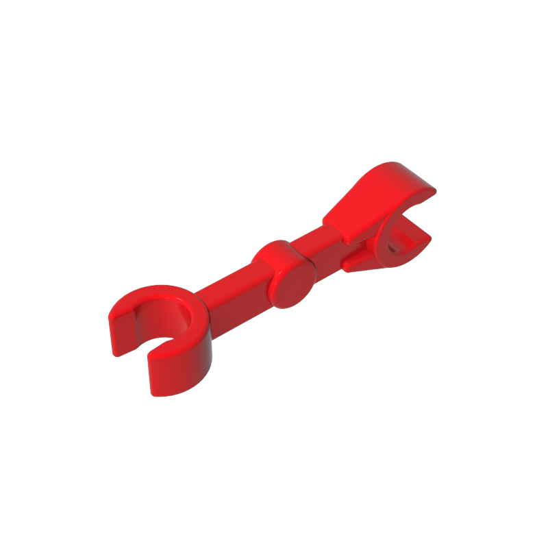 Gobricks,Arm Mechanical Straight [2 Clips at 90°],59230,86021