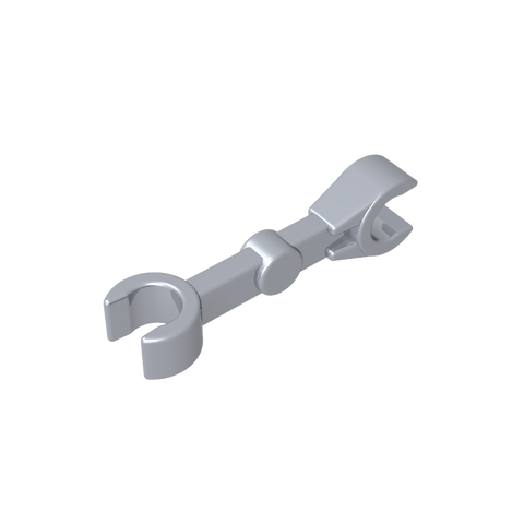 Gobricks,Arm Mechanical Straight [2 Clips at 90°],59230,86021