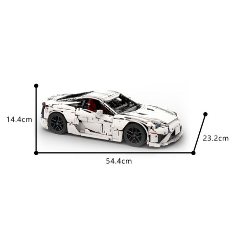 (Gobricks version) 4091pcs MOC-186809 Lexus LFA 1:8