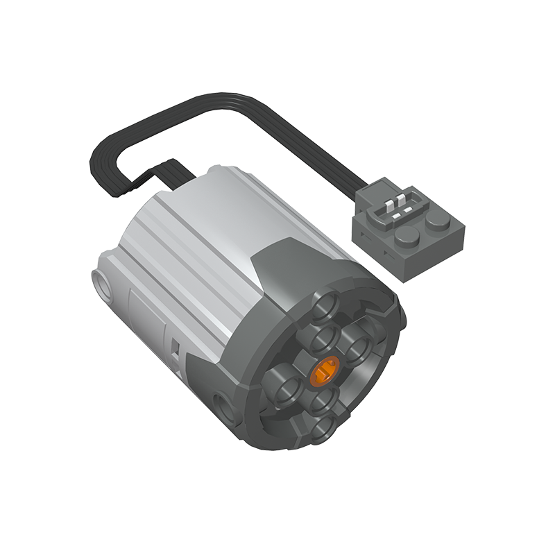 Gobricks,Motor, XL, Power Functions, 6 x 5 x 6, 20cm with Dark Bluish Gray Bottom,58121,59154,59158,58124,2996c01