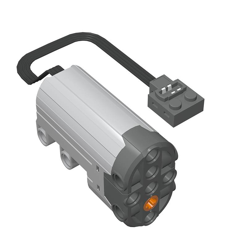 Gobricks,Motor, Servo, Power Functions with Dark Bluish Gray Bottom,99498,10152,10130