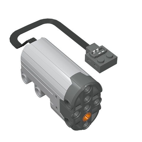 Gobricks,Motor, Servo, Power Functions with Dark Bluish Gray Bottom,99498,10152,10130