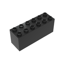 Gobricks,Brick Special 2 x 6 x 2 Weight with Sealed Bottom and Dimples on Ends,73090b