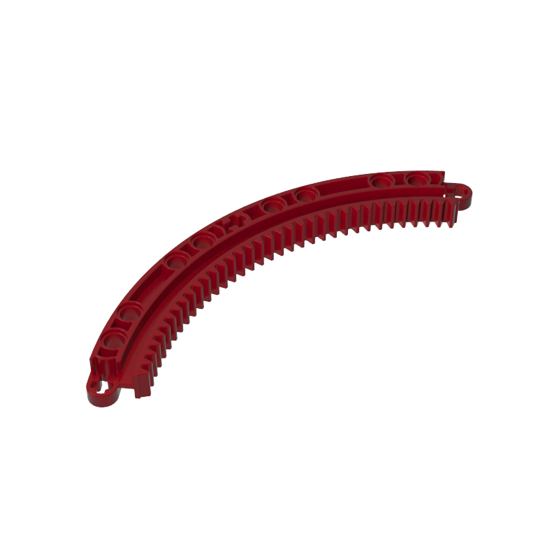 Gobricks,Technic Gear Rack 1/4 Circle 11 x 11, 35 Teeth,24121